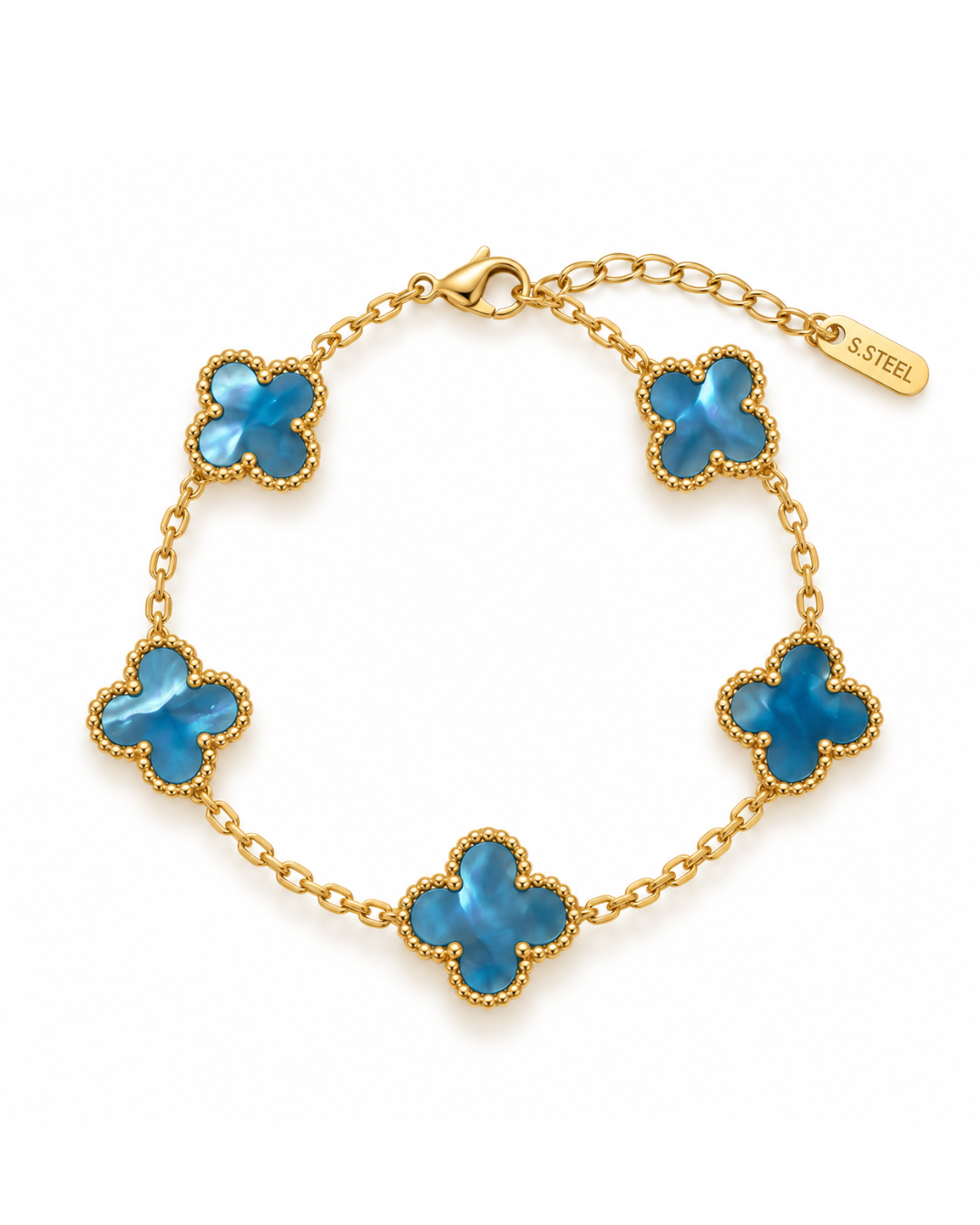 Bracelet Trèfle Nacré | Acier Inoxydable